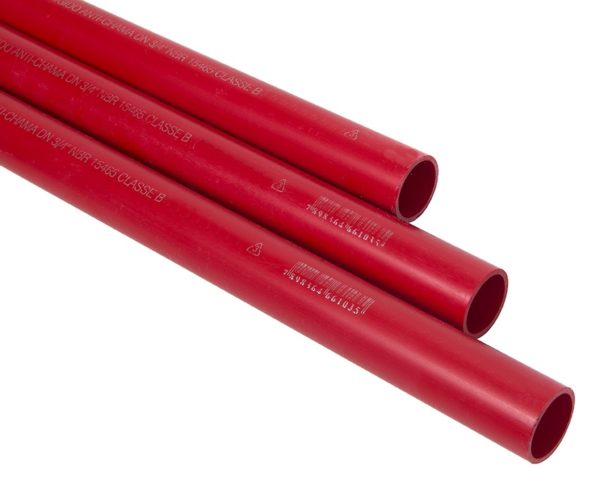 ELETRODUTO PVC VERMELHO 3/4"